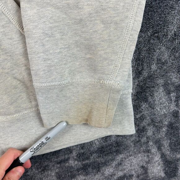 Polo Ralph Lauren Waffle Knit Hoodie Full Zip Jacket Gray Men's L Gray *Read - Picture 4 of 13